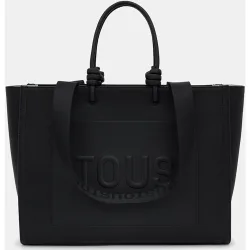 Bolso extra grande con cierre de cremallera y doble asa