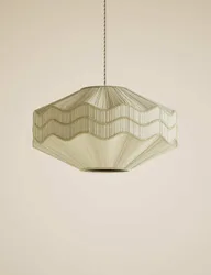 Pleated Wave Large Easy Fit Shade Cream