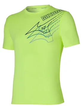 T-Shirt Core - Vert - male - Size: S - Mizuno - FashionsVida
