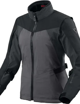 Giacca Moto Donna LAMINA GTX LADIES Grigio Nero taglia 36 - Rev'it - FashionsVida