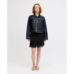 Jack & Jones - Falda corta ligera con cintura elástica y volantes