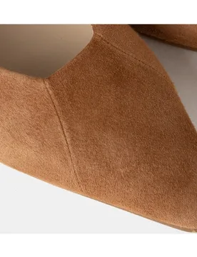 Zapatos de salón de mujer confeccionados en ante - Farrutx - FashionsVida