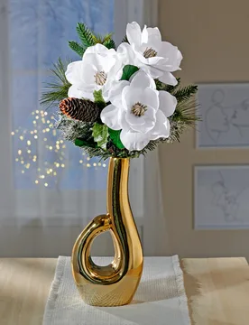 Künstlicher Christrosen-Strauß - Eldo - FashionsVida