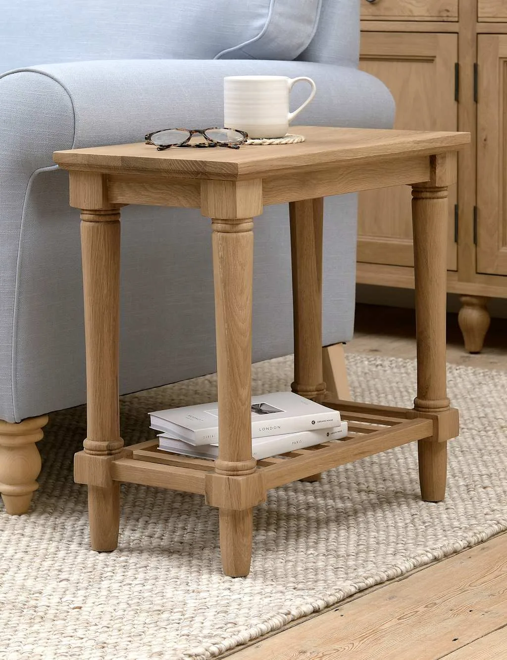 Elkstone Side Table Natural - Cotswold Company - FashionsVida