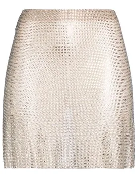 Minirock Damen Hellbraun 34 Damen - GIUSEPPE DI MORABITO - FashionsVida