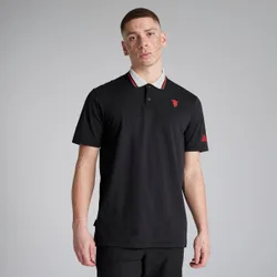 Manchester United x Golf Twistknit Polo Shirt Black L