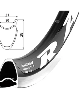 Cerchio Per Bici Da Corsa Rapid Black - Remerx - FashionsVida