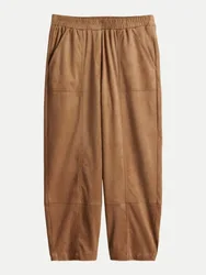 City Pants Myha Barrel mit Komfortbund Braun 40