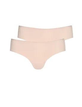 Panty 2er Pkg. ADVANTAGE MODAL INVISIBLE beige beige 40 Damen - Skiny - FashionsVida