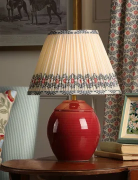 Wentworth Ceramic Table Lamp Red - Joules Home Lighting - FashionsVida