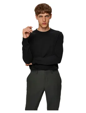 Selected Maglione Berg Black 2XL - Selected - FashionsVida