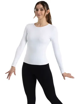 T-shirt à Manches Longues Bony White 12 Années Fille - Intermezzo - FashionsVida