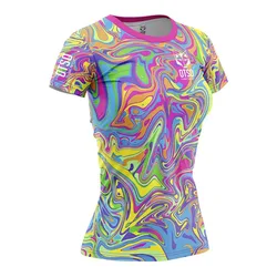 Maglietta A Maniche Corte Psychedelic Multicolour XS