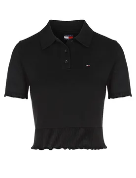 Poloshirt schwarz S damen - TOMMY JEANS - FashionsVida