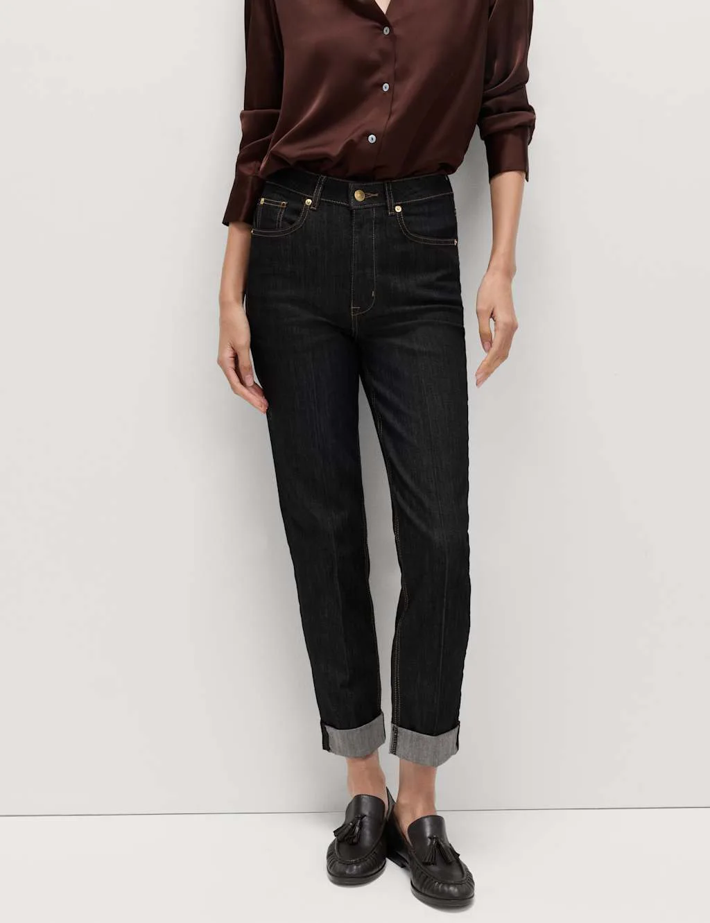 Harper Cigarette Smart Jeans Black female - M&S - FashionsVida