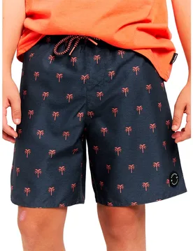 Short De Bain Calvin Night Sky Blue 176 cm Garçon - Protest - FashionsVida