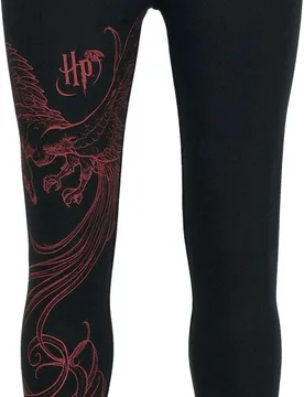 Leggings - Phoenix - S bis 3XL - für Damen - Größe S - schwarz - EMP exklusives Merchandise! - Frauen - female - Harry Potter - FashionsVida
