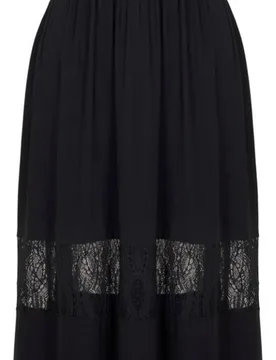 Kleid lang - Mortem Maxi Dress - XS bis 4XL - für Damen - Größe M - schwarz - Frauen - female - Hell Bunny - FashionsVida