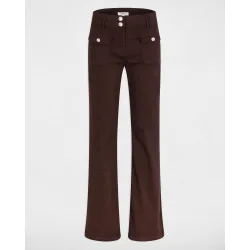 Pantalón de mujer boot-cut con bolsillos