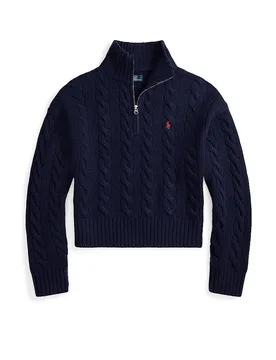 POLO Troyer Pullover dunkelblau M Damen - Ralph Lauren - FashionsVida