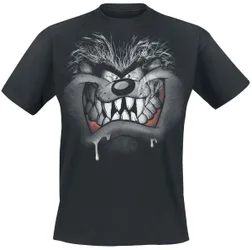 T-Shirt - Taz - S bis XXL - für Männer - Größe XXL - schwarz - Lizenzierter Fanartikel - Männer - male