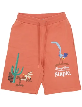 Pantalone Corto Tuta Uomo Acme Corp Sweatshort Terra Cotta - Staple - FashionsVida