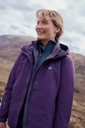 Thunderhead Womens 2. 5 Layer Extreme Packable Waterproof Jacket - Purple - Purple - Size: 20