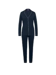 Pyjama Natural Comfort blau XL Damen