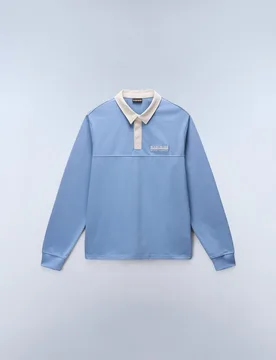 Polo de algodón de hombre de manga larga - Napapijri - FashionsVida