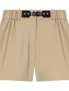Pantalón de mujer corto de algodón - Maje - FashionsVida