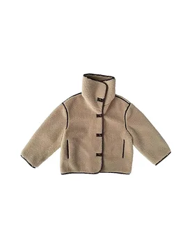 Chaqueta de aspecto de piel DAJANA crema S - Withblack - FashionsVida