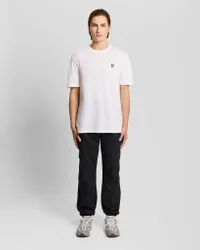 Men's Cuffed Cargo Trousers in Black