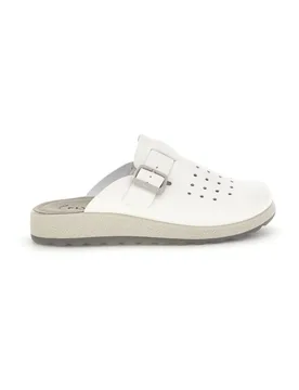 Ciabatte professionali bianche con cinturino regolabile 90510J34EA 38 - Fly Flot - FashionsVida