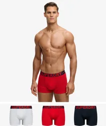 Superdry Herren Trunk Dreierpack Navy - Größe: S