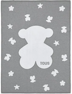 Manta para mini cuna o cuna 78x104 cm Baby con multi osos - Tous - FashionsVida