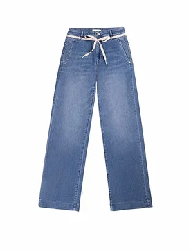 Jeans Flared Fit blau 30/L30 Damen - Dawn Denim - FashionsVida