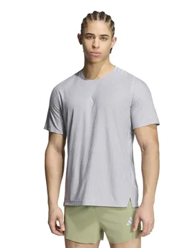 Adi365 Climacool+ Engineered Short Sleeve T-shirt Glory Grey / Slate L Men - Adidas - FashionsVida