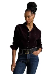 Ralph Lauren Blusa rosso scuro L