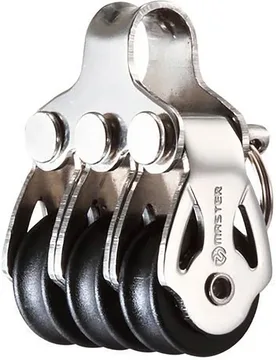 Triple Pulley 16 Mm Silver One Size unisex - Tersma - FashionsVida