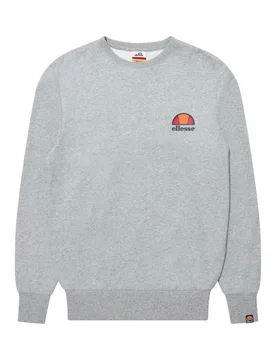 Mens Diveria Sweatshirt - Grey Cotton - Size X-Small - Ellesse - FashionsVida