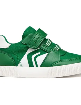 Sneaker Gisli Green / White EU 27 - Geox - FashionsVida