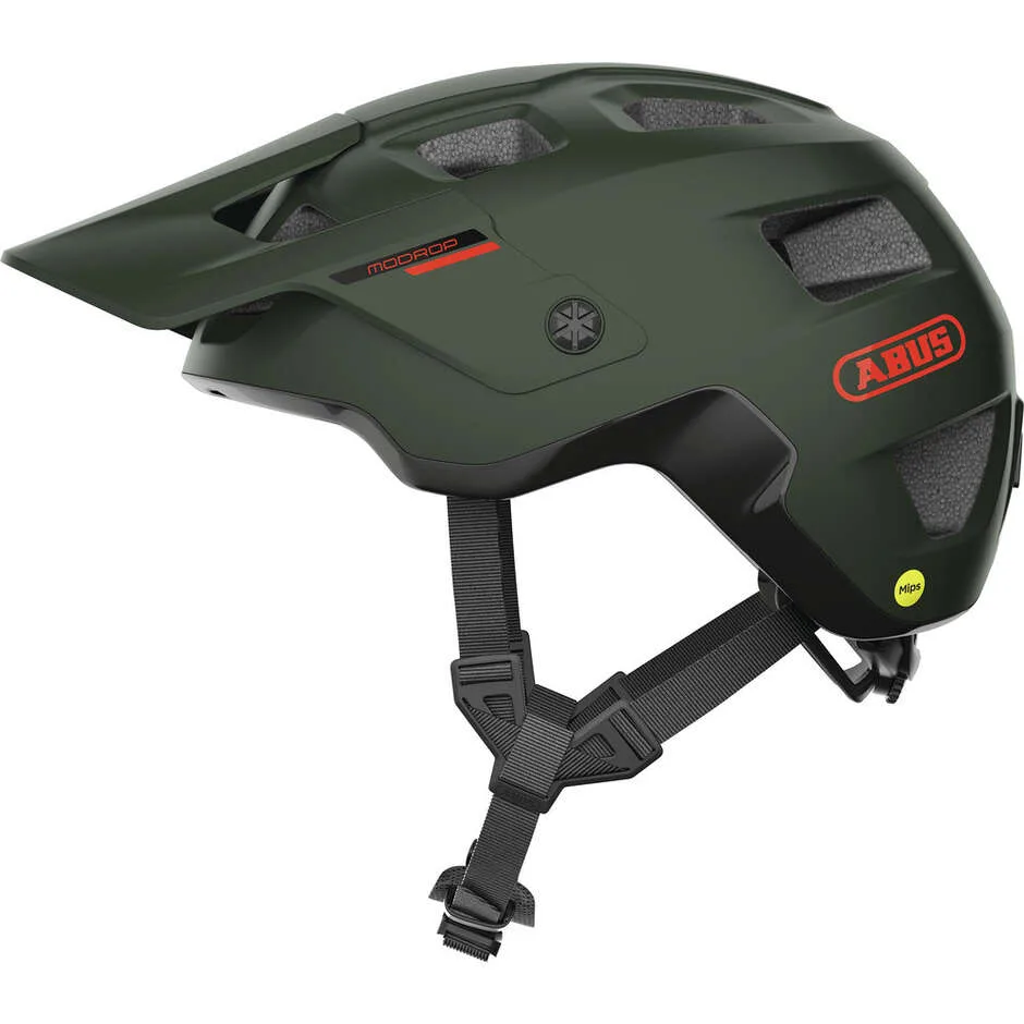 Casco Bici MTB MODROP MIPS Pine Green taglia S - ABUS - FashionsVida