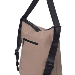 Bolso de hombro maze mochila color taupe