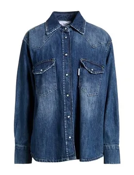 Jeanshemd Damen Blau 34,36 Damen - SOALLURE - FashionsVida
