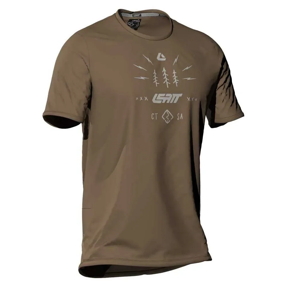 Maglia A Maniche Corte Gravity 3.0 Loam Brown - Leatt - FashionsVida