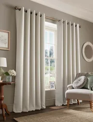 Stephanie Eyelet Blackout Curtains Cream