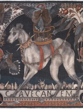 Pañuelo Cave Canem - Sabina Savage - FashionsVida