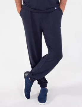 Pantalon jogger Marine marine chiné S - Isotoner - FashionsVida
