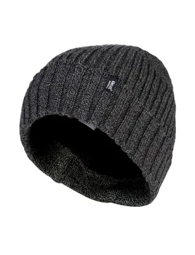 Mens Thermal Turn Over Beanie Hat - - Size: ONESIZE - Heat Holders - FashionsVida