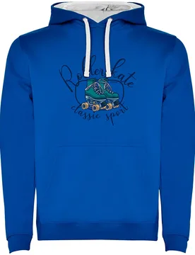 Sweat à Capuche Classic Sport Bicolor Royal Blue / White 2XL - Kruskis - FashionsVida